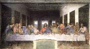 LEONARDO da Vinci the last supper oil painting artist